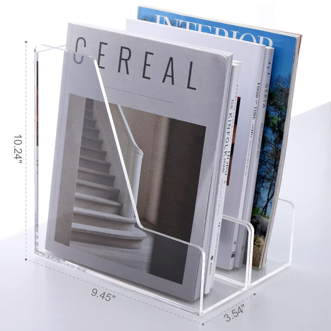 Transparent Acrylic File and Stationery Organizer